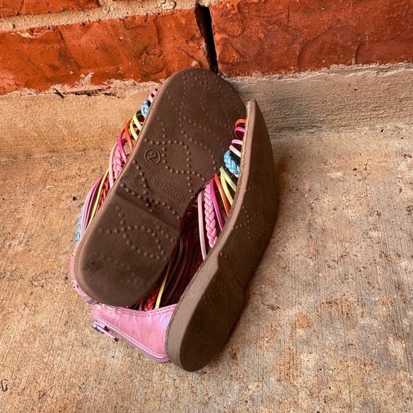 Seychelles Toddler Girls 2 Rainbow Strappy Sandals - Picture 5 of 5